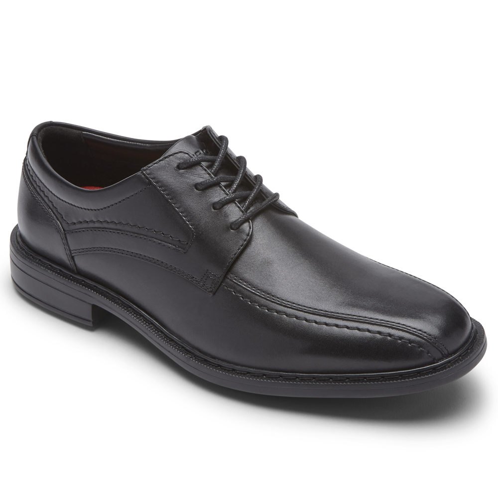 Oxfords Rockport Homem Pretas - Parsons Bike Toe - 82657HEBG